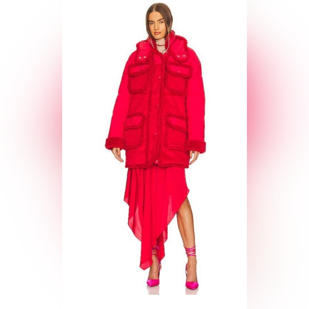 Eaves Tycen Women's Coat Red Size Small Brand New ✅️